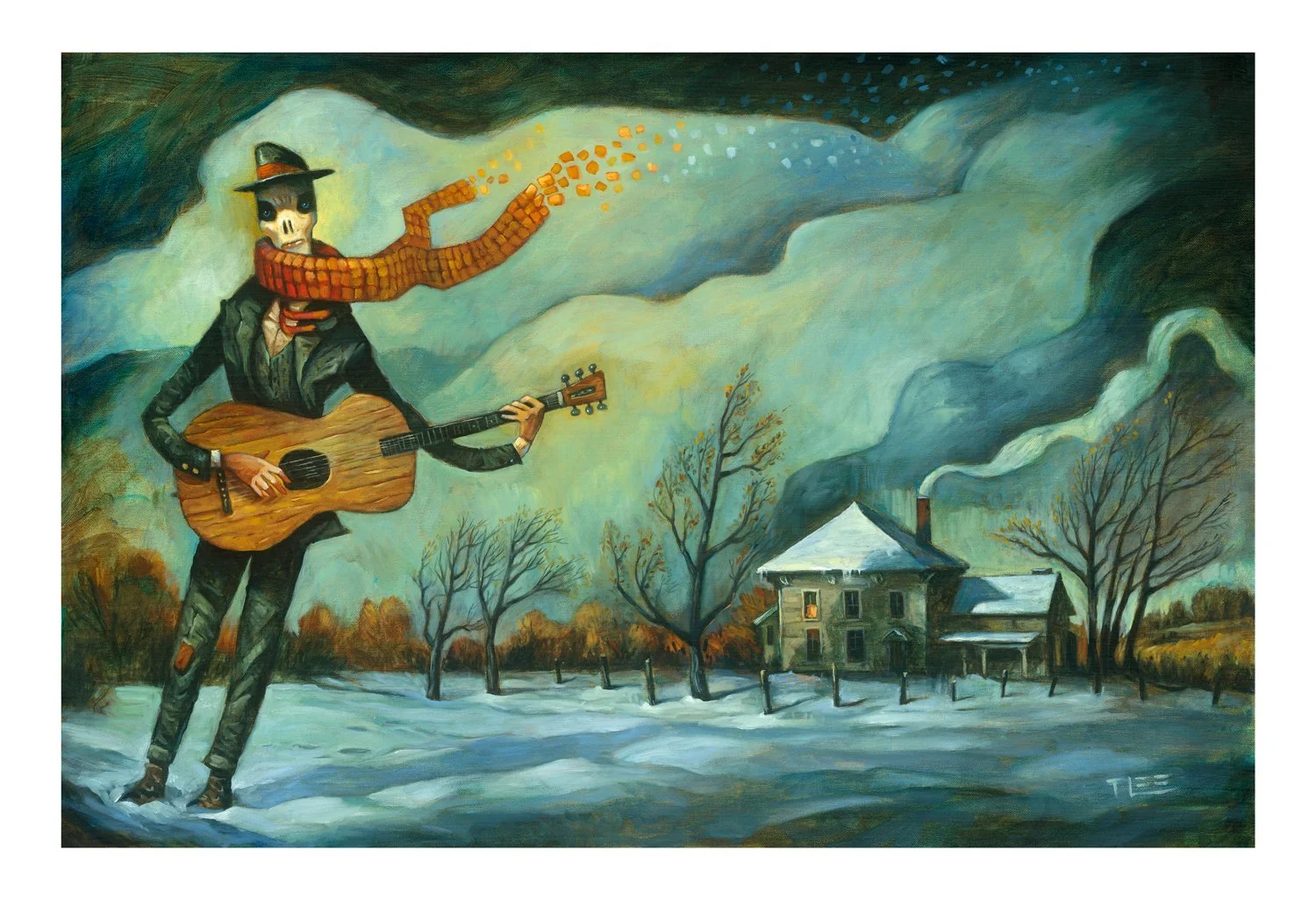 8th of January - Giclee — Tim Lee - Rabbit Run Studios Prints and